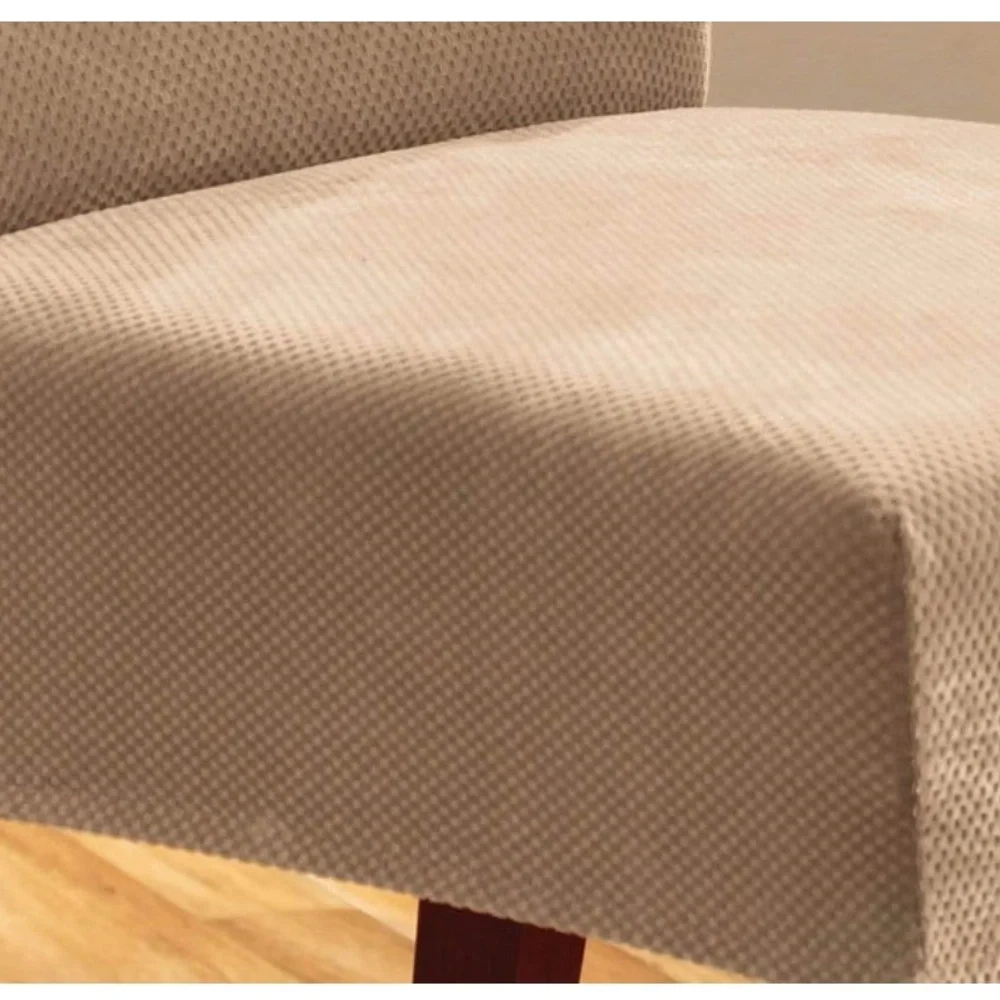 Stretch Piqué Short Dining Chair Slipcover | Form Fit | Machine Washable